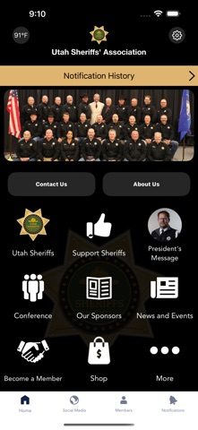 Utah Sheriffs' Association Screenshot 1 of 3
