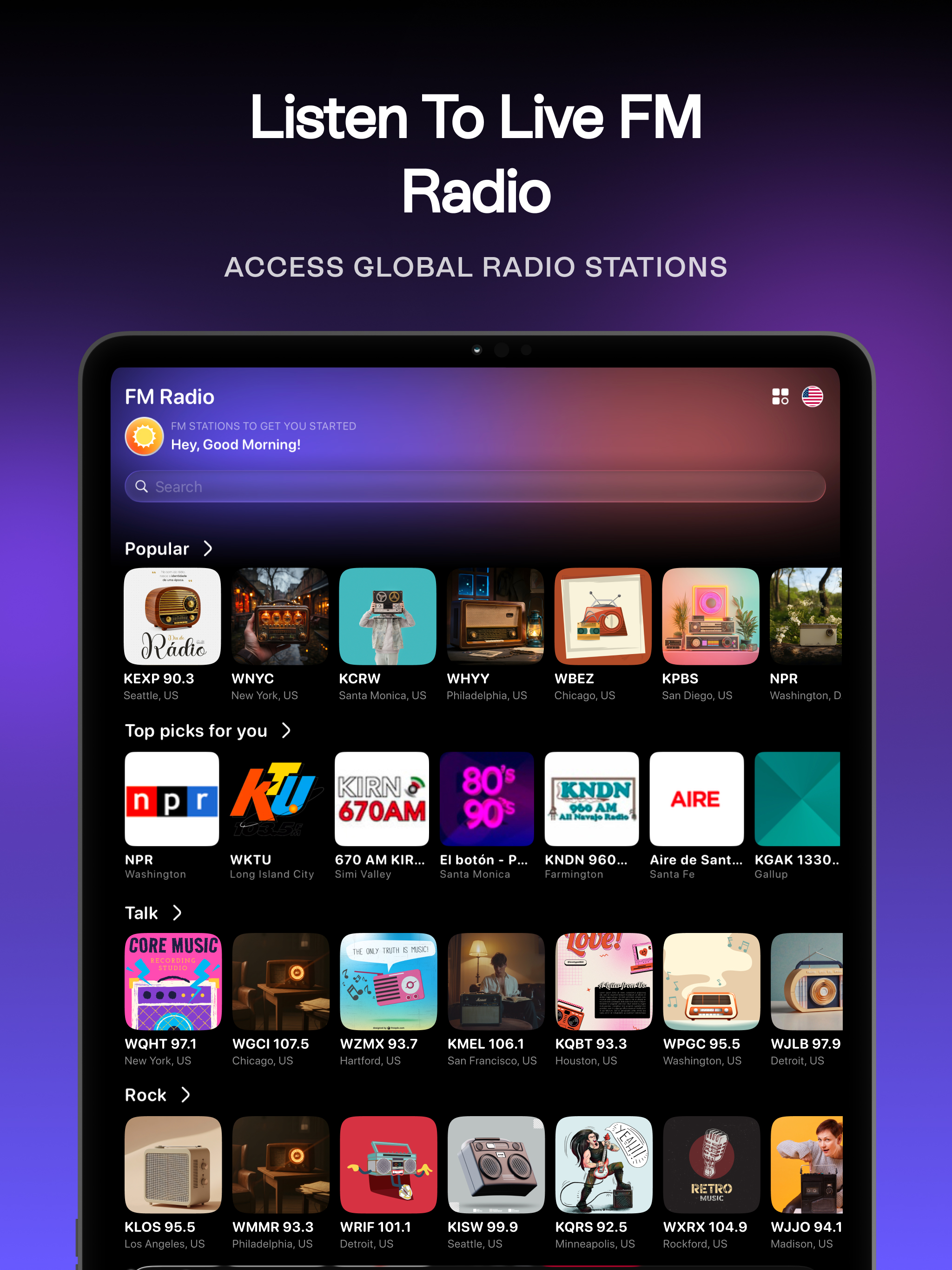 FM Radio: Live Music Stations screenshot 10