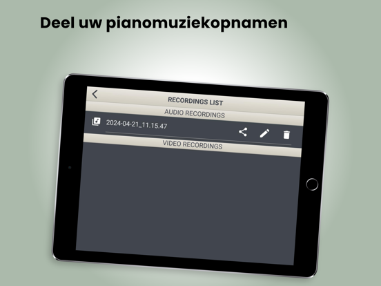 Virtuele Piano Toetsenbord iPad app afbeelding 5