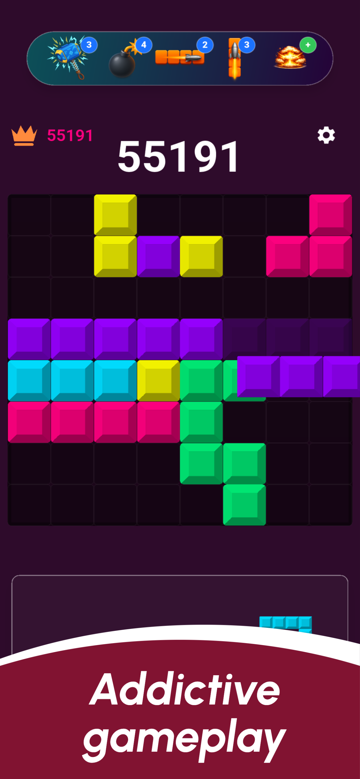 Block Crush: Fun Puzzle Game screenshot 2