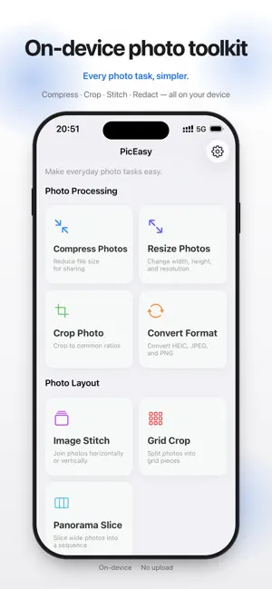 PicEasy - Private Photo Tool screenshot 1