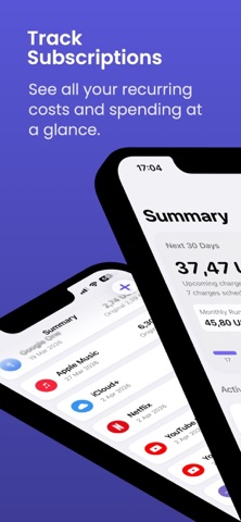 Subdue: Subscription Tracker screenshot