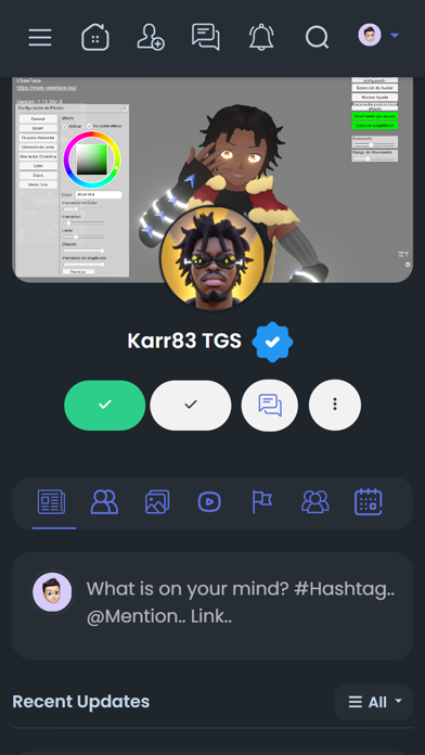Social Vibing Screenshot