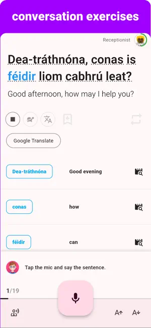 Irish - Listening Speaking screenshot 4