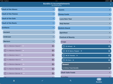 Unofficial Palia Notebook iPad screenshot