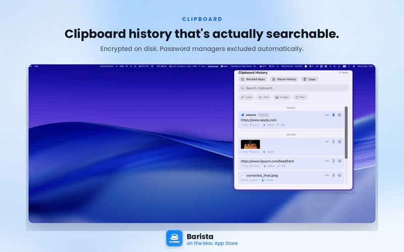 Barista: 35+ Menu Bar Widgets Screenshot 6