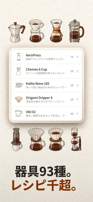 ハンドドリップ抽出タイマー・コーヒー日記：Gota screenshot 4 of 9
