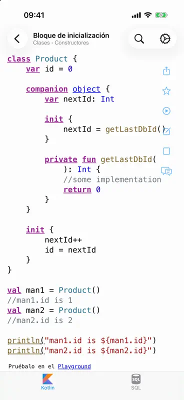Kotlin Recipes: código y SQL screenshot 3 of 10