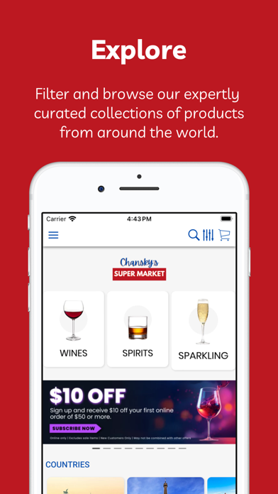 chansky super market iPhone screenshot 1 - Shopping app