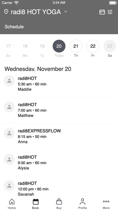 Radi8 Hot Yoga Screenshot