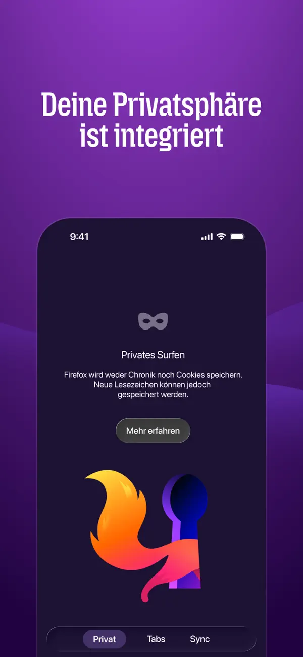 Firefox iPhone App Screenshot 7 – Dienstprogramme
