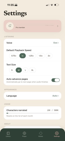 ReadCast : Audio Reader Screenshot 4 of 4
