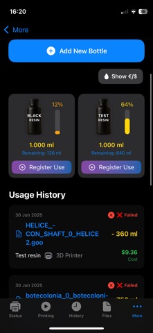Resin Control screenshot