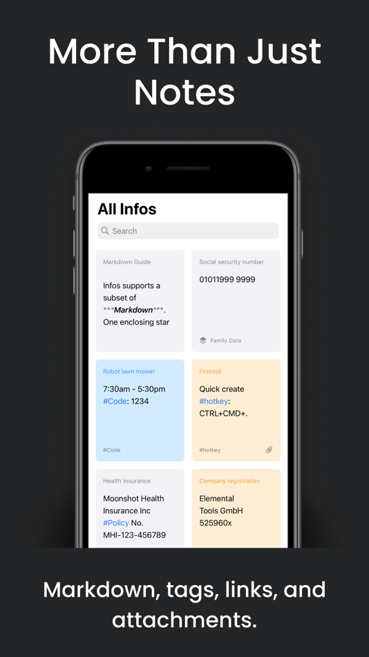 #3. Infoplane: Short Notes Manager (macOS) 由: Elemental Tools GmbH