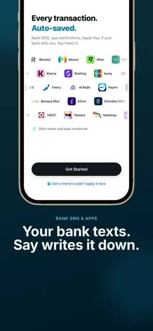 Say - Hands free budget app screenshot 2