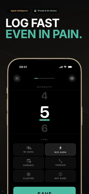 Migraine Tracker — Migra screenshot 1