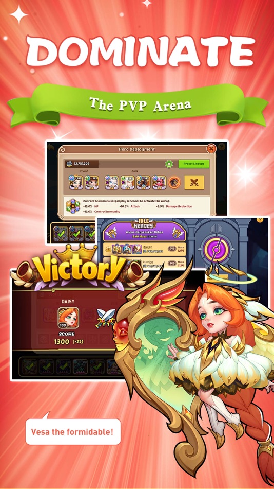 #4. Idle Heroes - Idle Games (iOS) Bởi: DHGames Limited