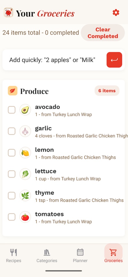 CookBook Button screenshot 4