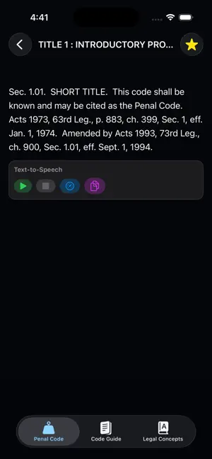 Texas Penal Code Guide screenshot 4