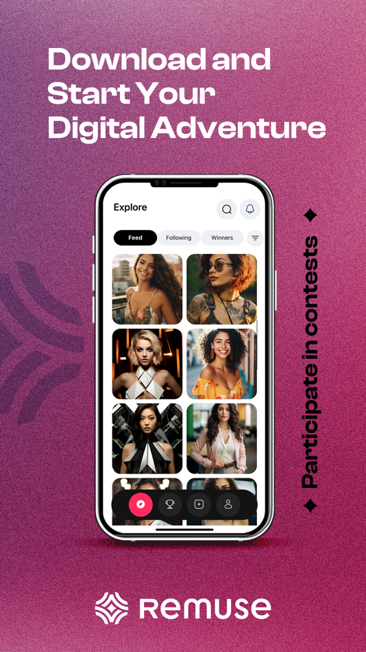 #7. Remuse: AI Beauty Contests (iOS) 由: REMUSE LABS S.R.L.