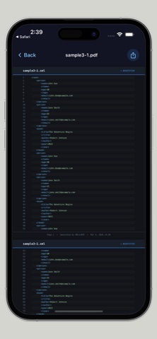 XML to PDF: Code Printer Screenshot 5 of 8