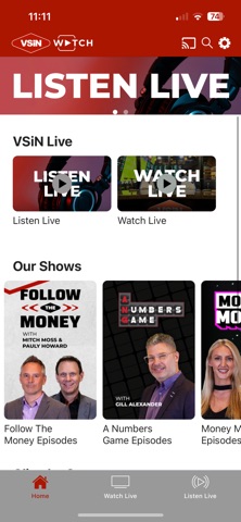 VSiN Watch iPhone screenshot