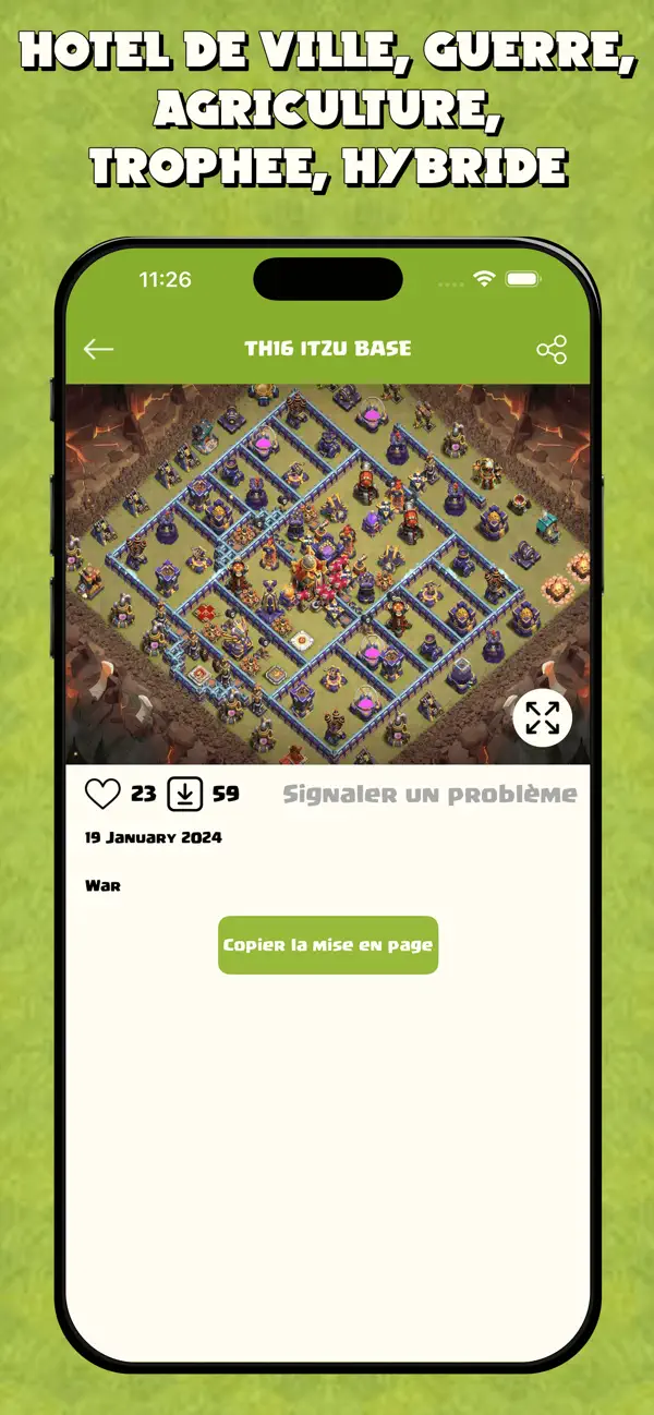 Screenshot #3 pour Map Layout for Clash of Clans