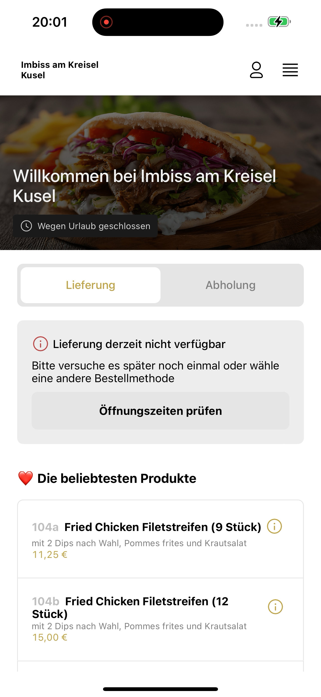 Imbiss am Kreisel Kusel screenshot 5