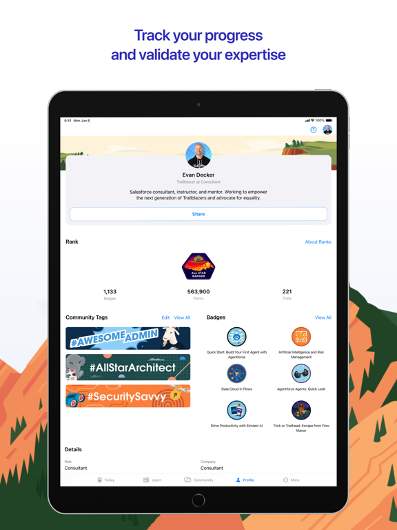 Trailhead GO iPad screenshot