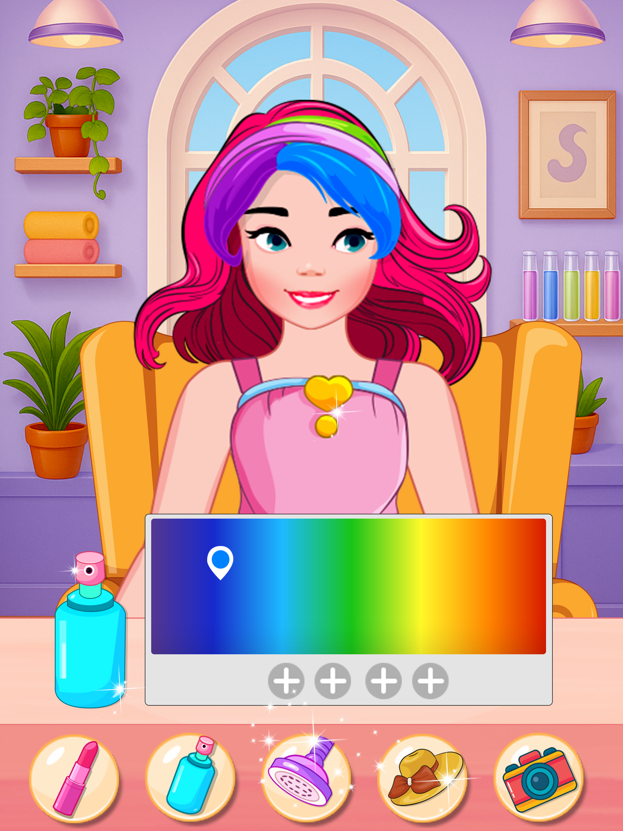 Hair Salon 4 Girls - HairCut screenshot 8