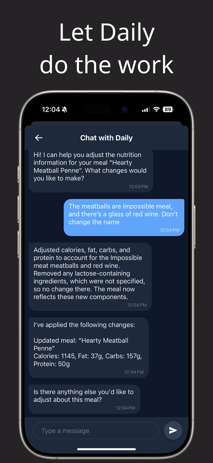 Daily - Calorie Tracker
