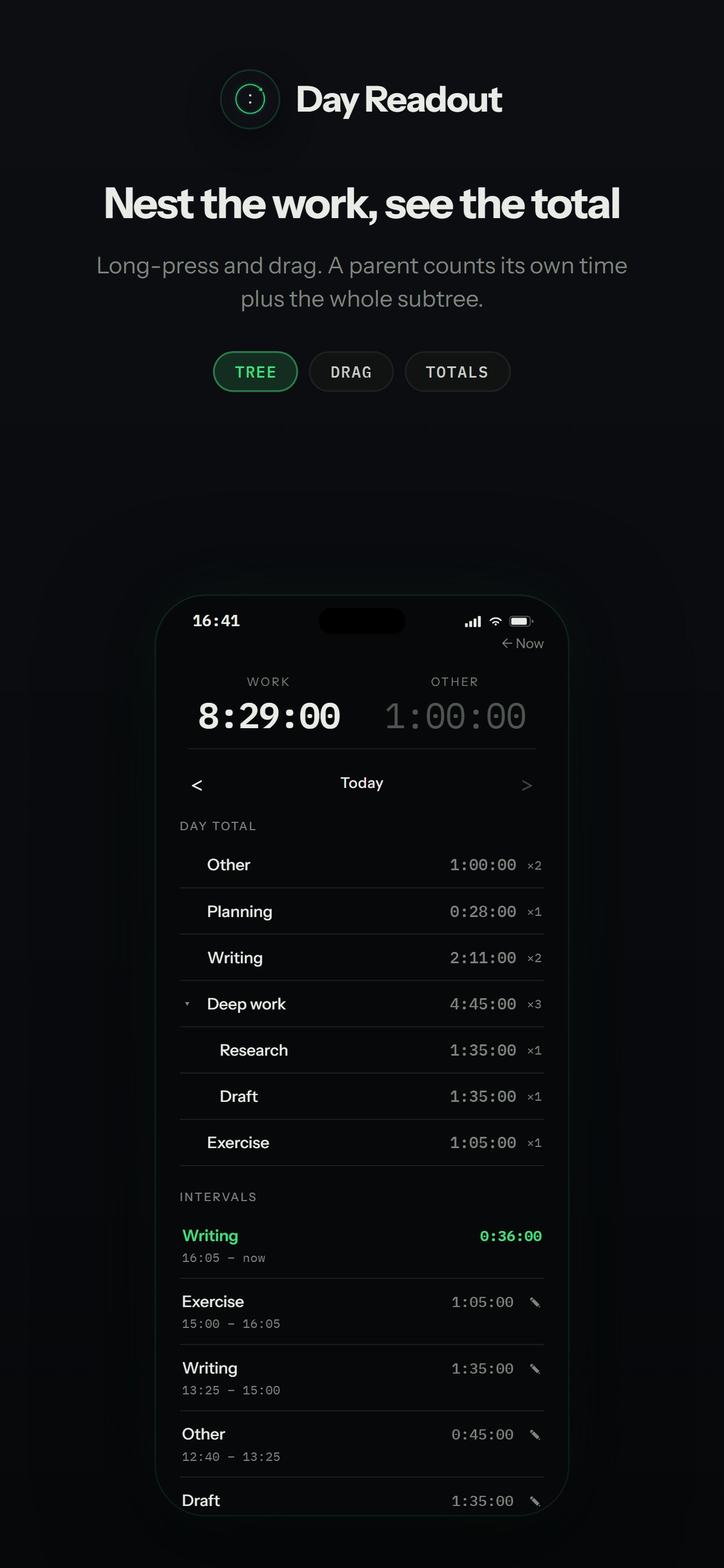 Screenshot 2 of Day Readout