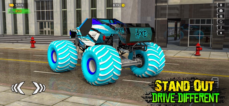 Monster Truck - 4x4 Jeep Race screenshot 4