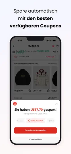 Screenshot von Coupert : Coupons & Cashback auf dem iPhone 1