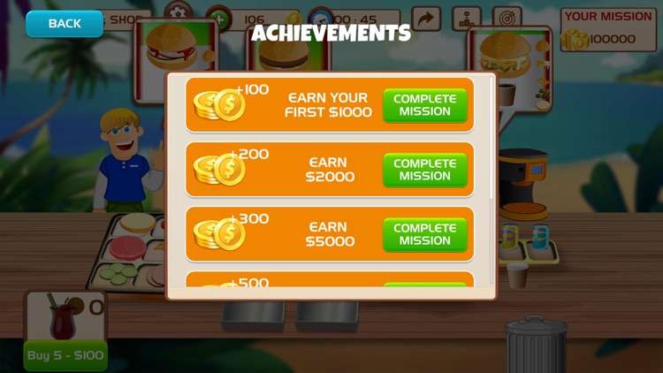 Beach Fast Food Cooking Tycoon screenshot-5
