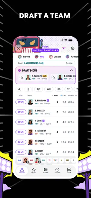 Yahoo Fantasy Sports: NFL, MLB screenshot 1