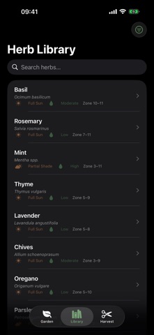 Sprig: Herb Garden Planner iPhone screenshot
