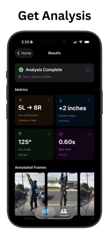 Swish Lab: Shot Analyzer Screenshot 2 of 3