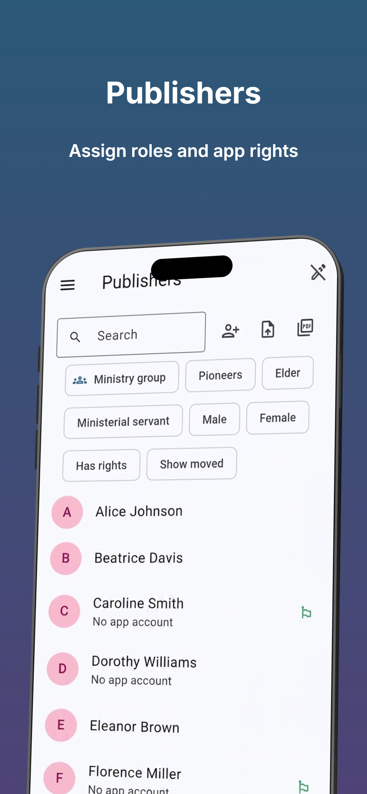 JW Congregation Scheduler screenshot 7