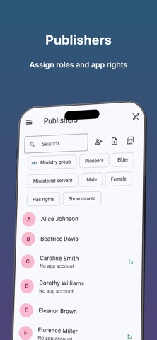 JW Congregation Scheduler screenshot 7
