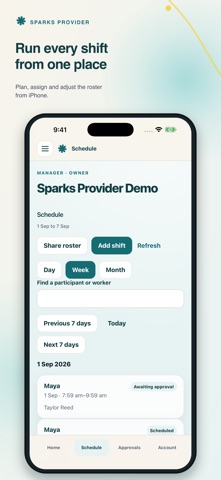 Sparks Provider Screenshot 1 of 8
