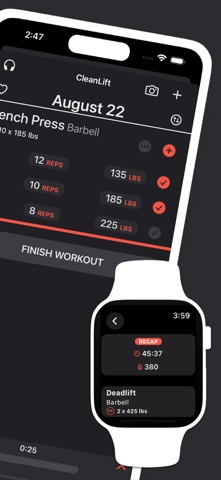 CleanLift - Weight Training Screenshot 2 of 8
