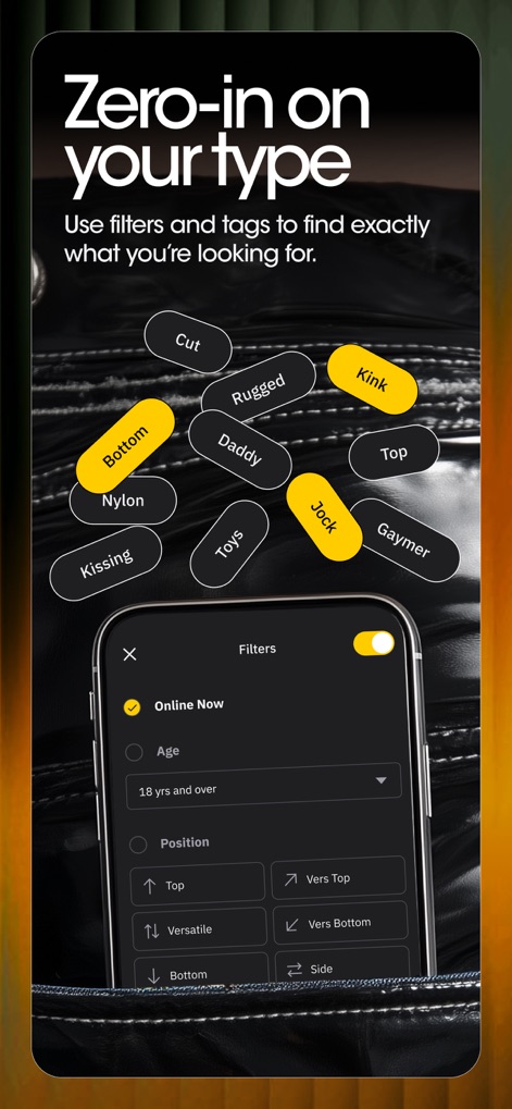 Grindr - Gay Dating & Chat - Targeted Search Options