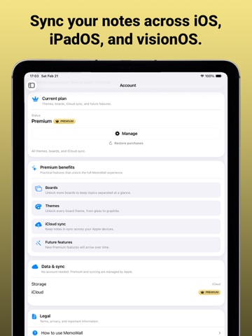 MemoWall – Notes & Widgets iPad screenshot