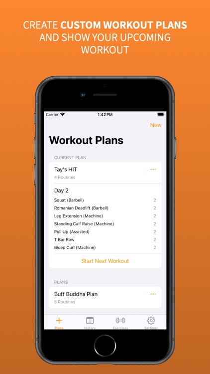 Gym Tracker 1RM - Buff Buddha screenshot-4