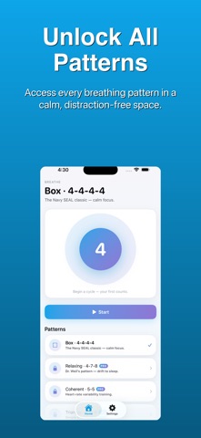 Breathing Timer - Box 4-7-8 Screenshot 3 of 5