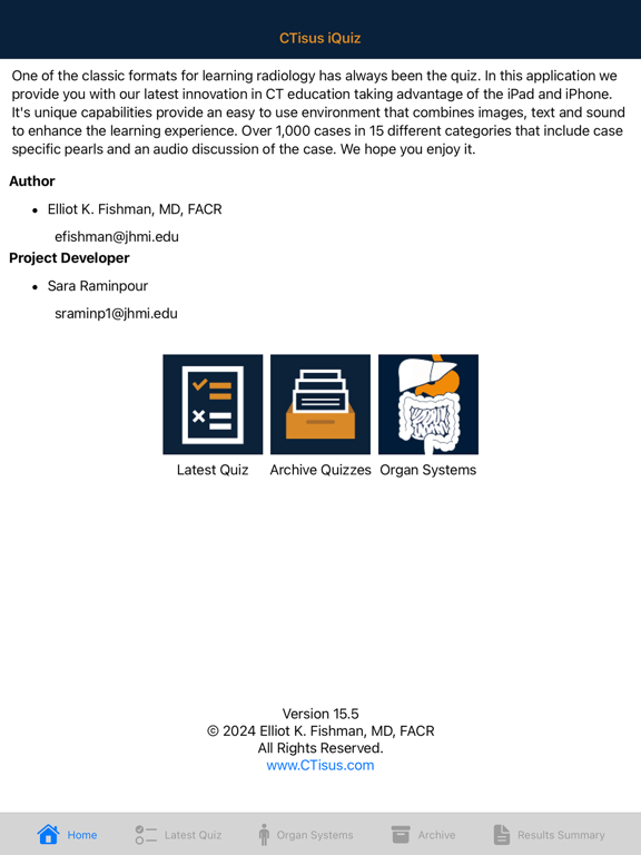 Screenshot #4 pour CTisus iQuiz 26