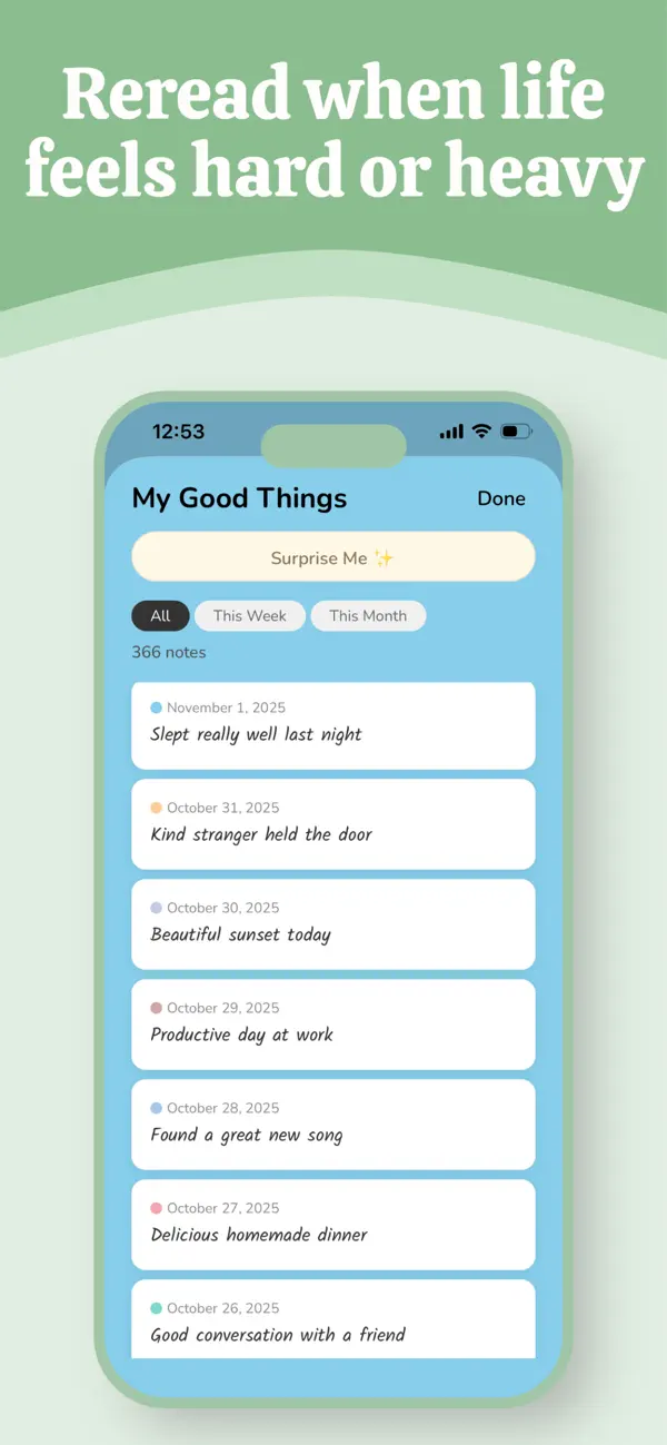 Screenshot #3 pour The Good Things Jar