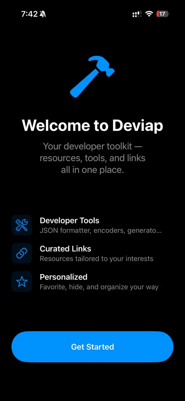 #1. Deviap (iOS) By: Zachary Mendoza