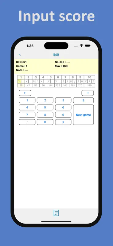 My Bowling Scoreboard Pro screenshot 7 of 7